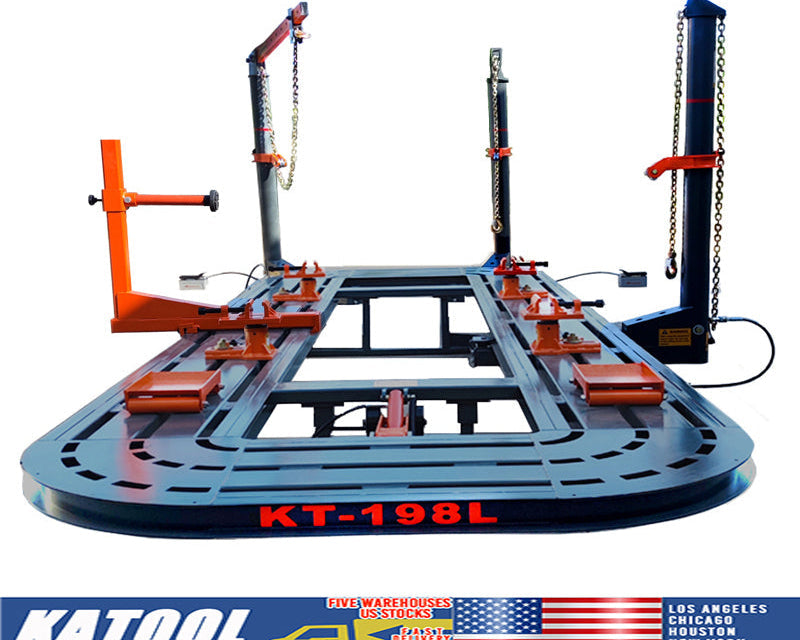 18 FEET LONG AUTO BODY FRAME MACHINE with 4 TOWERS