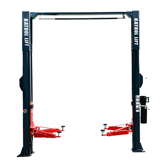 11000 lbs. Clear Floor Two Post Lift, Direct Drive, Assym Arms