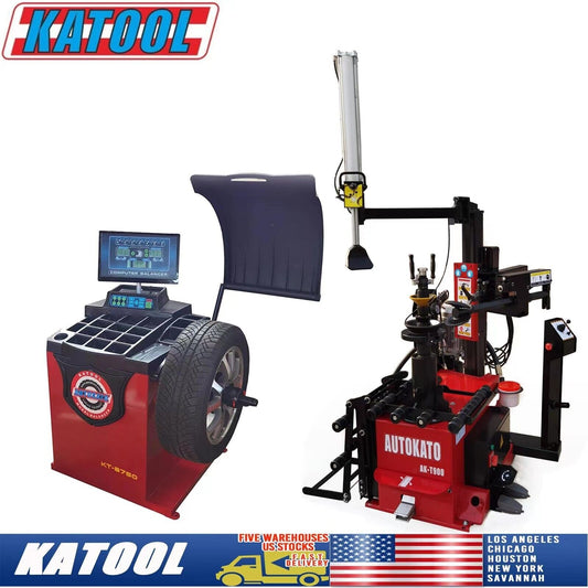 Wheel Balancer with Laser, Automatic Ruler and Wheel Guard